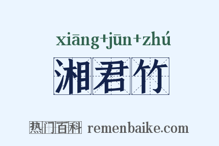 湘君竹是什么意思的图片